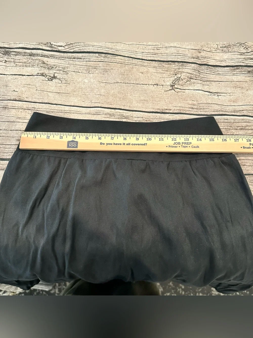 Chico’s Classic Black A-Line Skirt, Knee Length, Polyester Blend Pull-On, Size 2